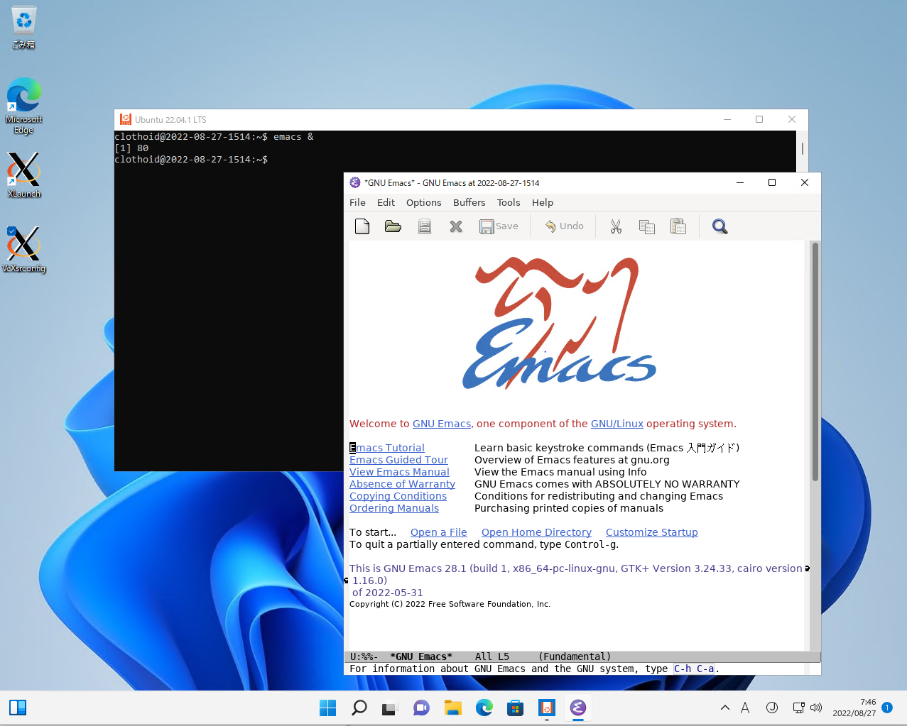 emacs28-on-Ubuntu-22.04-with-WSL2-in-Windows11.png